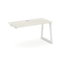 SN-5T1.OPRS-004 (Дуб наварра/Белый) Стол приставка к опорным элементам