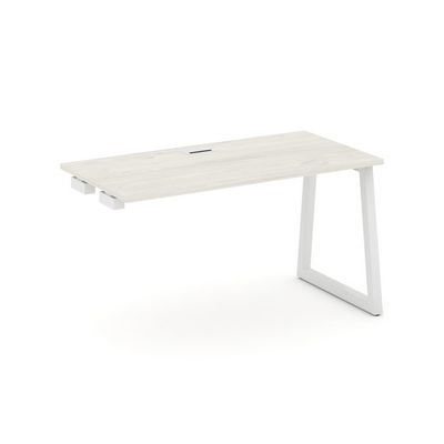 Style Project Fusion SN-5T1.OPRS-021 (Дуб наварра/Белый) Стол приставка к опорным элементам