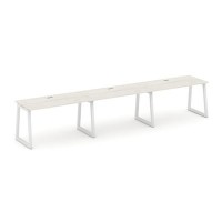 Style Project Fusion SN-5T1.ORS-033 (Дуб наварра/Белый) Рабочая станция односторонняя