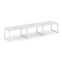 Style Project Fusion SN-5T1.SPRG-021 (Дуб наварра/Белый) Стол переговорный