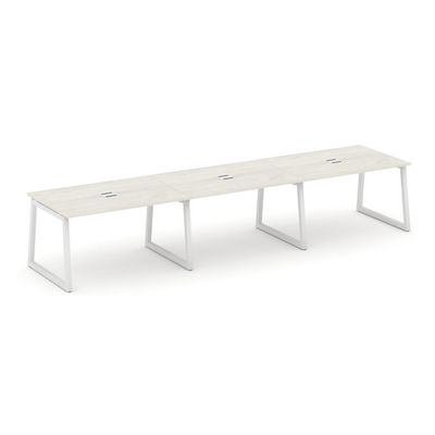 Style Project Fusion SN-5T1.SPRG-022 (Дуб наварра/Белый) Стол переговорный