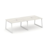 Style Project Fusion SN-5T1.SPRG-043 (Дуб наварра/Белый) Стол переговорный