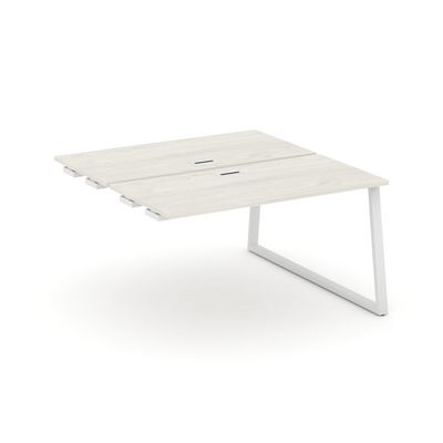 Style Project Fusion SN-6T1.DPRS-022 (Дуб наварра/Белый) Стол приставка к опорным элементам
