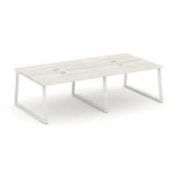 Style Project Fusion SN-6T1.DRS-054 (Дуб наварра/Белый) Рабочая станция двухсторонняя