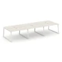 SN-6T1.DRS-081 Рабочая станция двухсторонняя, цвет ЛДСП дуб наварра, м/к белый