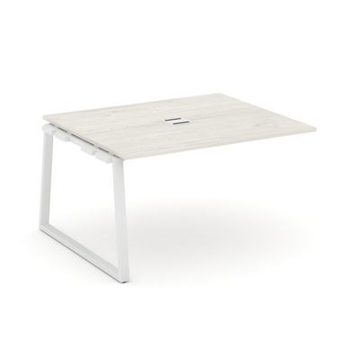 Style Project Fusion SN-6T1.NSPRG-034 (Дуб наварра/Белый) Проходной наборный элемент переговорного стола