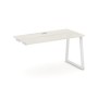 Style Project Fusion SN-6T1.OPRS-021 (Дуб наварра/Белый) Стол приставка к опорным элементам
