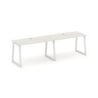 Style Project Fusion SN-6T1.ORS-003 (Дуб наварра/Белый) Рабочая станция односторонняя