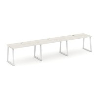 Style Project Fusion SN-6T1.ORS-032 (Дуб наварра/Белый) Рабочая станция односторонняя