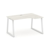 Style Project Fusion SN-6T1.SPA-002(R) (Дуб наварра/Белый) Стол рабочий эргономичный