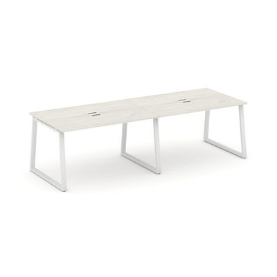 Style Project Fusion SN-6T1.SPRG-013 (Дуб наварра/Белый) Стол переговорный