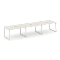 Style Project Fusion SN-6T1.SPRG-021 (Дуб наварра/Белый) Стол переговорный