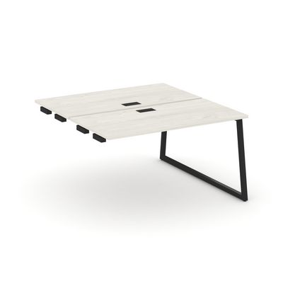Style Project Fusion SN-4T1.DPRS-001 (Дуб наварра/Черный) Стол приставка к опорным элементам