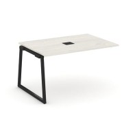 Style Project Fusion SN-4T1.NSPRG-004 (Дуб наварра/Черный) Проходной наборный элемент переговорного стола