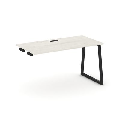 Style Project Fusion SN-4T1.OPRS-003 (Дуб наварра/Черный) Стол приставка к опорным элементам