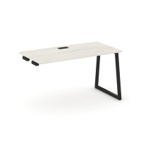 Style Project Fusion SN-4T1.OPRS-023 (Дуб наварра/Черный) Стол приставка к опорным элементам