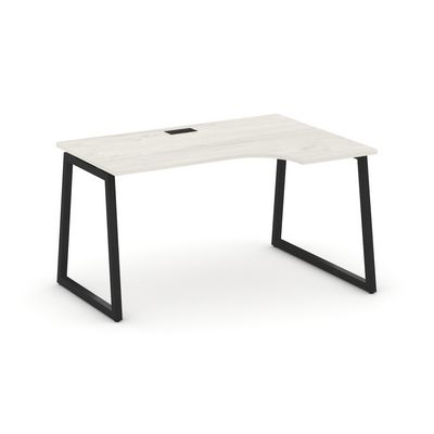 Style Project Fusion SN-4T1.SPA-011(R) (Дуб наварра/Черный) Стол рабочий эргономичный