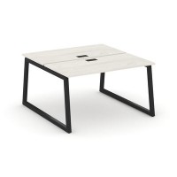 Style Project Fusion SN-5T1.DRS-011 (Дуб наварра/Черный) Рабочая станция двухсторонняя