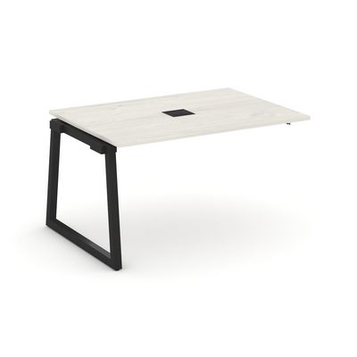 Style Project Fusion SN-5T1.NSPRG-002 (Дуб наварра/Черный) Проходной наборный элемент переговорного стола