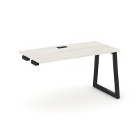 Style Project Fusion SN-5T1.OPRS-022 (Дуб наварра/Черный) Стол приставка к опорным элементам