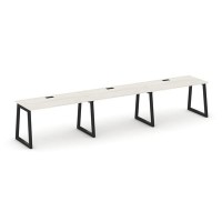 Style Project Fusion SN-5T1.ORS-053 (Дуб наварра/Черный) Рабочая станция односторонняя