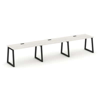 Style Project Fusion SN-5T1.ORS-053 (Дуб наварра/Черный) Рабочая станция односторонняя