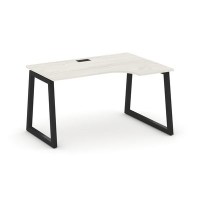 Style Project Fusion SN-5T1.SPA-021(R) (Дуб наварра/Черный) Стол рабочий эргономичный