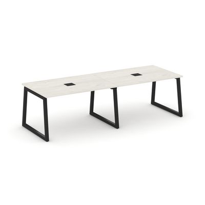 Style Project Fusion SN-5T1.SPRG-012 (Дуб наварра/Черный) Стол переговорный