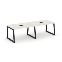 Style Project Fusion SN-5T1.SPRG-013 (Дуб наварра/Черный) Стол переговорный