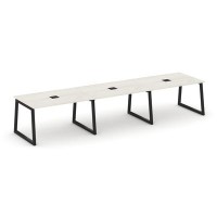 Style Project Fusion SN-5T1.SPRG-023 (Дуб наварра/Черный) Стол переговорный