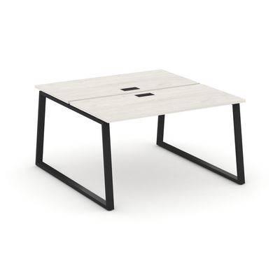 Style Project Fusion SN-6T1.DRS-001 (Дуб наварра/Черный) Рабочая станция двухсторонняя