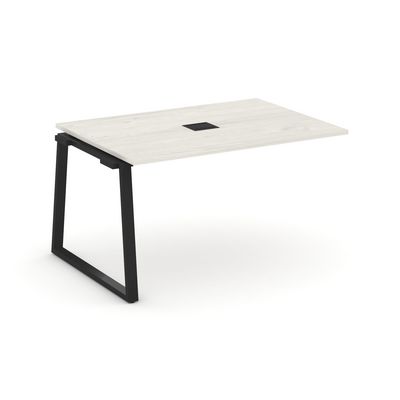 Style Project Fusion SN-6T1.NSPRG-003 (Дуб наварра/Черный) Проходной наборный элемент переговорного стола