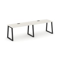 Style Project Fusion SN-6T1.ORS-004 (Дуб наварра/Черный) Рабочая станция односторонняя