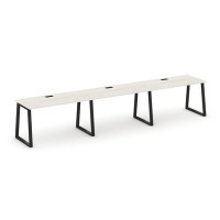 Style Project Fusion SN-6T1.ORS-041 (Дуб наварра/Черный) Рабочая станция односторонняя