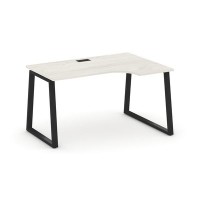 Style Project Fusion SN-6T1.SPA-012(R) (Дуб наварра/Черный) Стол рабочий эргономичный