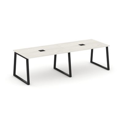 Style Project Fusion SN-6T1.SPRG-011 (Дуб наварра/Черный) Стол переговорный
