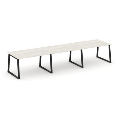 Стайл Проджект Фьюжн SN-6T1.SPRG-022.3 (Дуб наварра/Черный) Стол переговорный