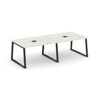 Style Project Fusion SN-6T1.SPRG-044 (Дуб наварра/Черный) Стол переговорный