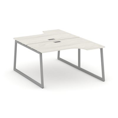 Style Project Fusion SN-4T1.DRPA-002 (Дуб наварра/Серый) Рабочая станция эргономичная