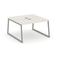 Style Project Fusion SN-4T1.DRS-011 (Дуб наварра/Серый) Рабочая станция двухсторонняя