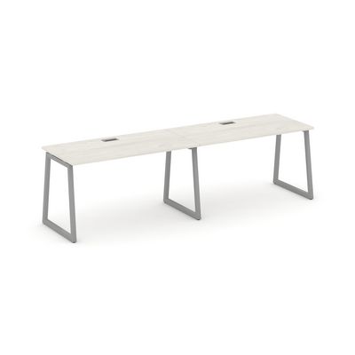 Style Project Fusion SN-4T1.ORS-003 (Дуб наварра/Серый) Рабочая станция односторонняя