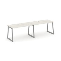 Style Project Fusion SN-4T1.ORS-012 (Дуб наварра/Серый) Рабочая станция односторонняя