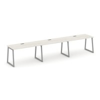 Style Project Fusion SN-4T1.ORS-043 (Дуб наварра/Серый) Рабочая станция односторонняя