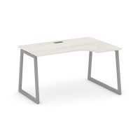 Style Project Fusion SN-4T1.SPA-001(R) (Дуб наварра/Серый) Стол рабочий эргономичный