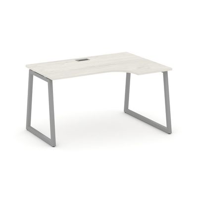 Style Project Fusion SN-4T1.SPA-002(R) (Дуб наварра/Серый) Стол рабочий эргономичный