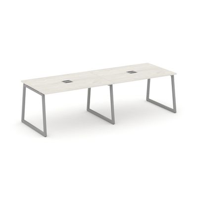 Style Project Fusion SN-4T1.SPRG-014 (Дуб наварра/Серый) Стол переговорный