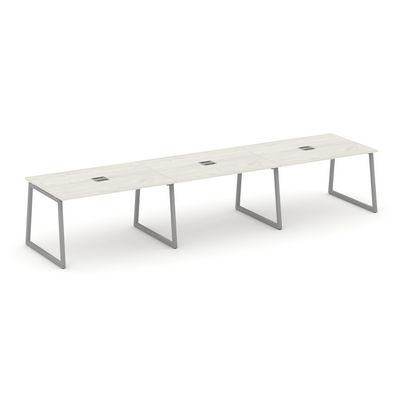 Style Project Fusion SN-4T1.SPRG-021 (Дуб наварра/Серый) Стол переговорный