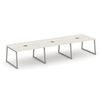 Style Project Fusion SN-4T1.SPRG-052 (Дуб наварра/Серый) Стол переговорный