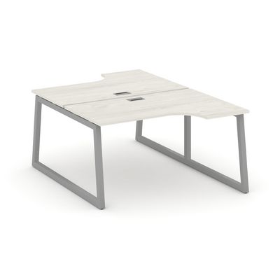 Style Project Fusion SN-5T1.DRPA-012 (Дуб наварра/Серый) Рабочая станция эргономичная