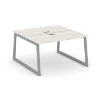 Style Project Fusion SN-5T1.DRS-012 (Дуб наварра/Серый) Рабочая станция двухсторонняя